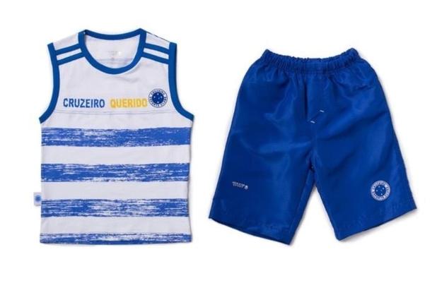Conjunto Infantil Cruzeiro Machão Oficial - Revedor Menor preço em Conjunto Infantil Cruzeiro Machão Oficial - Revedor