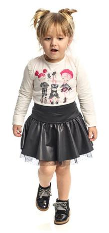 saia preta infantil