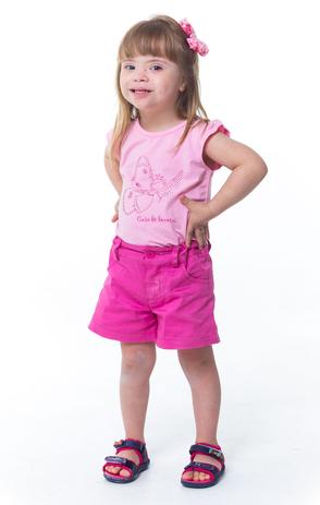 Conjunto Infantil Fadinha Blusa + Shorts Rosa - Tamanho 2 - Casa de bonecas é boa?