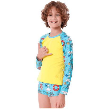 blusa para praia infantil