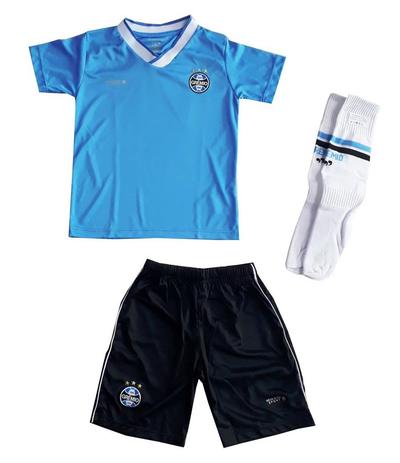 Conjunto Infantil Grêmio Uniforme Dry Oficial - Revedor Menor preço em Conjunto Infantil Grêmio Uniforme Dry Oficial - Revedor