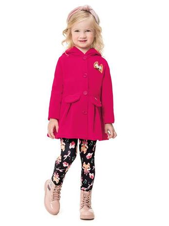 Conjunto Infantil Inverno, Casaco Soft Com Capuz e Legging Suplex, Raposa,  2 peças Tam 1 a 3 - Angerô - Conjunto Infantil - Magazine Luiza