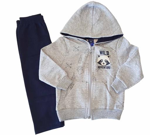 Conjunto Infantil Jaqueta Moletom e Calça Moletom TMX Wild Advent Mescla / Tamanho 2 Menor preço em Conjunto Infantil Jaqueta Moletom e Calça Moletom TMX Wild Advent Mescla / Tamanho 2