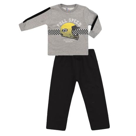 Conjunto Infantil Masculino Moletom Full Speed - Pulla bulla Menor preço em Conjunto Infantil Masculino Moletom Full Speed - Pulla bulla
