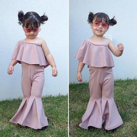 Conjunto Infantil Menina Calça Pantacourt Ciganinha Pantalon - anjo da  mamãe - Conjunto Infantil - Magazine Luiza