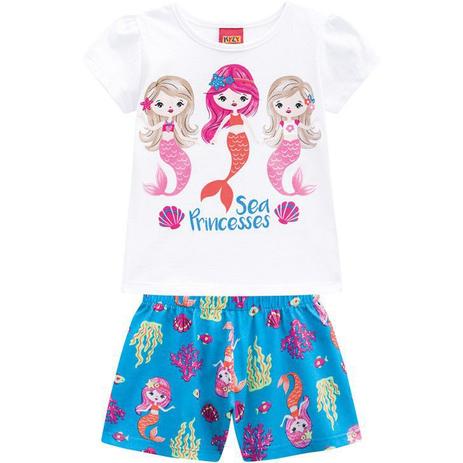 conjunto infantil sereia