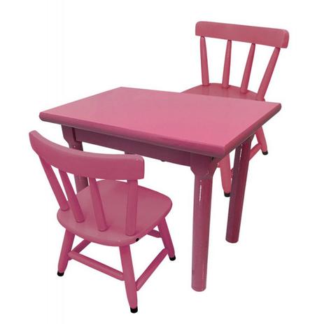 Conjunto Infantil Mesa Com 2 Cadeiras Rosa Para Criança - Flex Mesas E Cadeiras Menor preço em Conjunto Infantil Mesa Com 2 Cadeiras Rosa Para Criança - Flex Mesas E Cadeiras