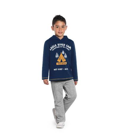 conjunto de moletom infantil rovitex