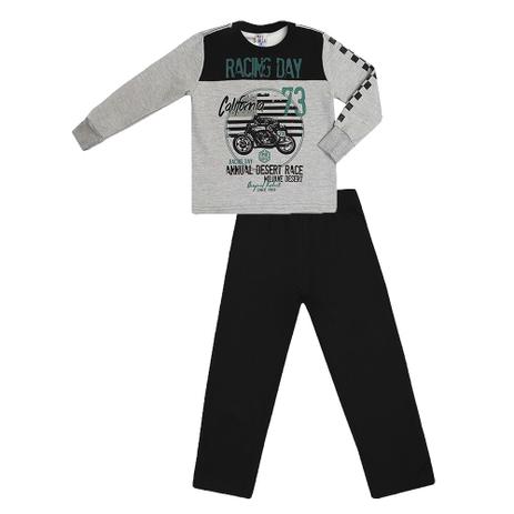 Conjunto Infantil Moletom Masculino Racing Day - Pulla bulla Menor preço em Conjunto Infantil Moletom Masculino Racing Day - Pulla bulla