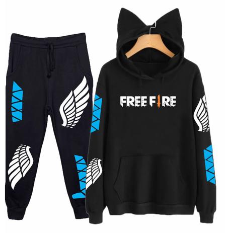 moletom free fire masculino