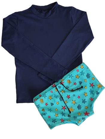 conjunto protecao uv infantil