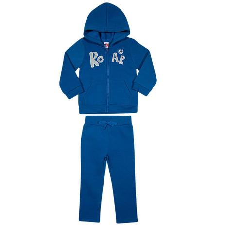 Conjunto Infantil - Roar - Azul - Tip Top - 4 Menor preço em Conjunto Infantil - Roar - Azul - Tip Top - 4