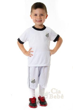 Conjunto Infantil Santos Uniforme Artilheiro Oficial - Revedor Menor preço em Conjunto Infantil Santos Uniforme Artilheiro Oficial - Revedor