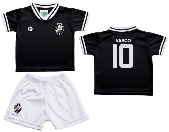 Conjunto Infantil Vasco Uniforme Preto - Torcida Baby - Revedor Menor preço em Conjunto Infantil Vasco Uniforme Preto - Torcida Baby - Revedor