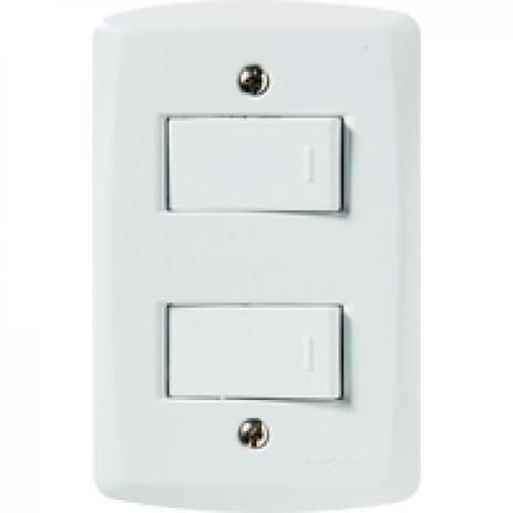 Conjunto int. simples + paral. 10a 250v tramontina Menor preço em Conjunto int. simples + paral. 10a 250v tramontina