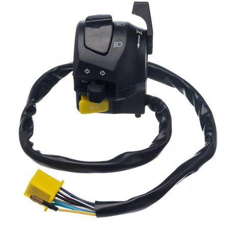Conjunto Interruptor Luz Esq. Yes 125 08-10 9 Fios Condor Menor preço em Conjunto Interruptor Luz Esq. Yes 125 08-10 9 Fios Condor