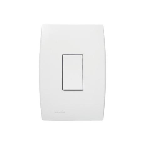 Conjunto Interruptor Simples Vertical 10a 220v Ilus com 3 Peças Branco - Siemens Menor preço em Conjunto Interruptor Simples Vertical 10a 220v Ilus com 3 Peças Branco - Siemens