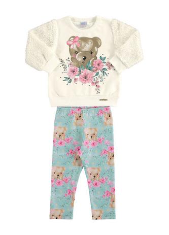 Conjunto Inverno Feminino Blusa e Legging Infantil Urso Marlan - Conjunto  Infantil - Magazine Luiza