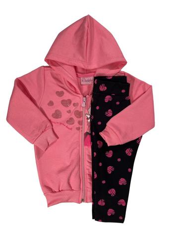 baby pink zip moletom com capuz