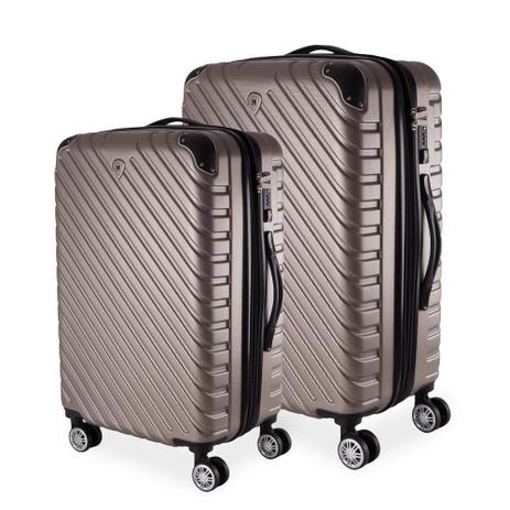 Conjunto Jogo De Malas Viagem Expansível Tsa Hinza C08 Bege é boa?