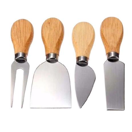 Conjunto Jogo De Utensílios Para Queijo Inox 4 Peças - Uny Home Menor preço em Conjunto Jogo De Utensílios Para Queijo Inox 4 Peças - Uny Home