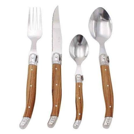 Conjunto Jogo Faqueiro Com 24 Facas Inox Cabo Curvo Dinasty Menor preço em Conjunto Jogo Faqueiro Com 24 Facas Inox Cabo Curvo Dinasty