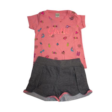 Conjunto Kids Menina Blusa E Shorts Estrela Rosa - Ralakids é boa?