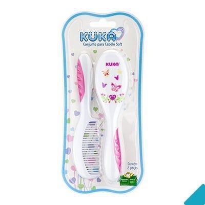 Conjunto Kuka Para Cabelo Soft Rosa 7258 Menor preço em Conjunto Kuka Para Cabelo Soft Rosa 7258