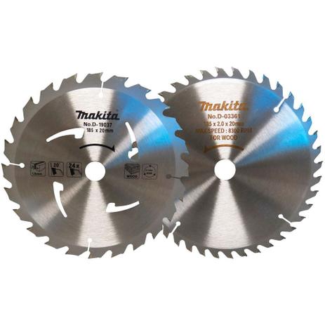 Conjunto Lâminas de Serra 7.1/4” 2 Peças - D-21412 - Makita Menor preço em Conjunto Lâminas de Serra 7.1/4” 2 Peças - D-21412 - Makita