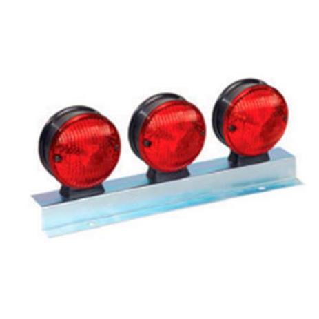 Conjunto lanterna traseira vermelho com 3 lente gf018 Menor preço em Conjunto lanterna traseira vermelho com 3 lente gf018