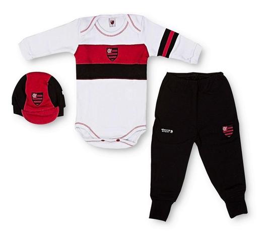 Conjunto Longo Flamengo Body com Boné Revedor Menor preço em Conjunto Longo Flamengo Body com Boné Revedor