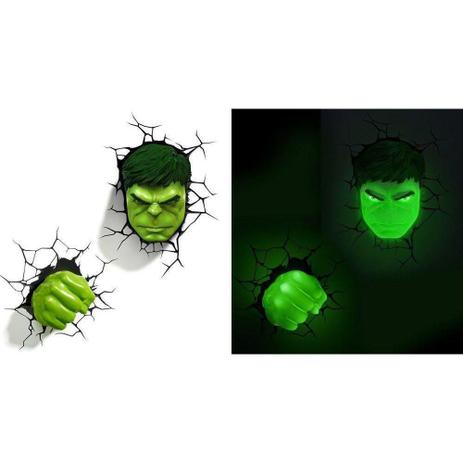 Conjunto Luminárias 3D Light FX Hulk Menor preço em Conjunto Luminárias 3D Light FX Hulk
