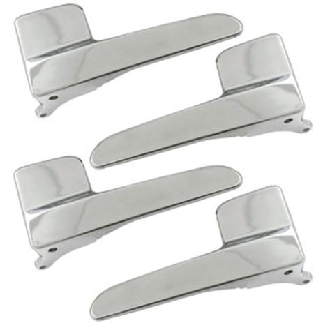 Conjunto Maçaneta Int Porta Gol G4 Cromada - Volkswagen Menor preço em Conjunto Maçaneta Int Porta Gol G4 Cromada - Volkswagen