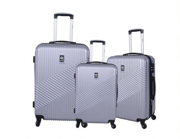 Conjunto Malas de Viagem ABS Kit 3 Peças Prata SAV7003J16 Santino é boa?