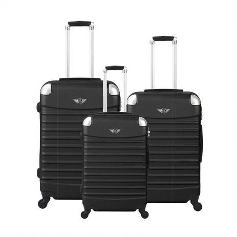 Conjunto Malas de Viagem ABS Kit 3 Peças Rio de Janeiro Preta WLV182J01 Santino é boa?