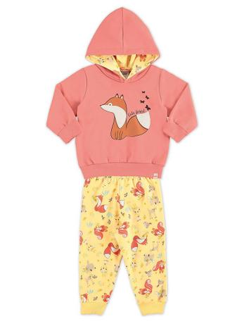 Conjunto Marlan 2 peças Casaco Moletom e Calça Raposinha Amarelo Menor preço em Conjunto Marlan 2 peças Casaco Moletom e Calça Raposinha Amarelo