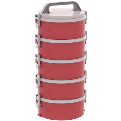 Conjunto Marmita Tekcor 5 Peças 1,5 Litros Vermelha Soprano Menor preço em Conjunto Marmita Tekcor 5 Peças 1,5 Litros Vermelha Soprano