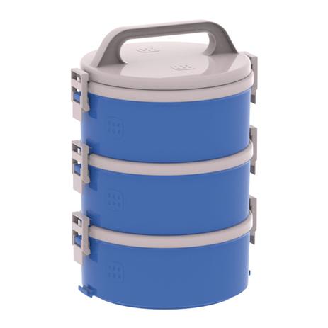 Conjunto Marmita Termoprato Tekcor 3 Peças 1.5 Litros Azul Soprano Menor preço em Conjunto Marmita Termoprato Tekcor 3 Peças 1.5 Litros Azul Soprano