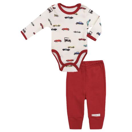 Conjunto Masculino Bebê Body e Calça Carros - Bibe Menor preço em Conjunto Masculino Bebê Body e Calça Carros - Bibe