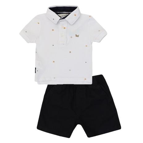 Conjunto Masculino Bebê Camiseta Polo e Bermuda - 1+1 Menor preço em Conjunto Masculino Bebê Camiseta Polo e Bermuda - 1+1