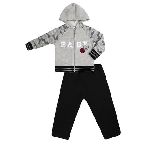 Conjunto Masculino Bebê Moletom com Capuz - Pulla bulla Menor preço em Conjunto Masculino Bebê Moletom com Capuz - Pulla bulla