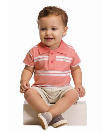 Conjunto Masculino Infantil Pólo e Bermuda - Colorittá Menor preço em Conjunto Masculino Infantil Pólo e Bermuda - Colorittá