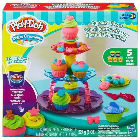 Conjunto Massinha Play Doh Torre de Cupcake A5144 - Hasbro Menor preço em Conjunto Massinha Play Doh Torre de Cupcake A5144 - Hasbro