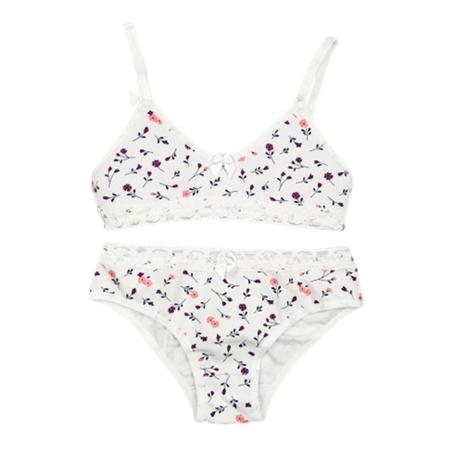 Conjunto Menina Moça Sutiã e Calcinha Renda Infantil KetBros - Ket Bros -  Conjunto Calcinha e Top Infantil - Magazine Luiza