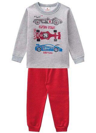 Conjunto menino brandili blusão+calça Menor preço em Conjunto menino brandili blusão+calça