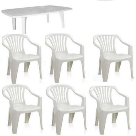 Conjunto Mesa e 6 Cadeiras Poltrona 5 Jogos Antares Menor preço em Conjunto Mesa e 6 Cadeiras Poltrona 5 Jogos Antares
