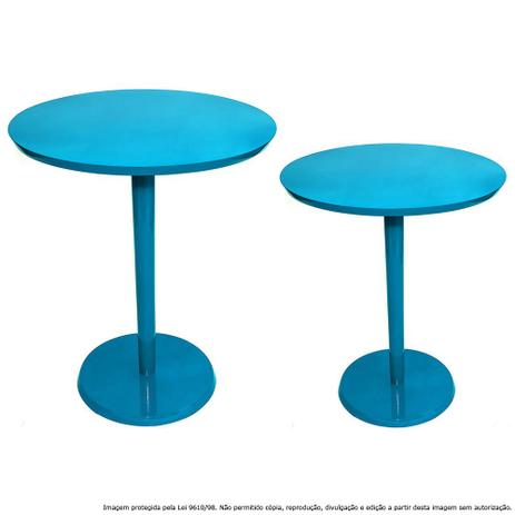 Conjunto Mesa Lateral de Canto Monopé Laqueada Azul Turquesa - Lubrano decor é ruim? Conjunto Mesa Lateral de Canto Monopé Laqueada Azul Turquesa - Lubrano decor é boa?