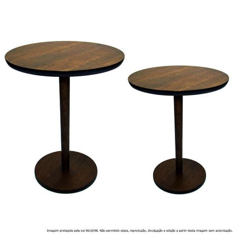 Conjunto Mesa Lateral de Canto Monopé Tabaco - Lubrano decor é boa?