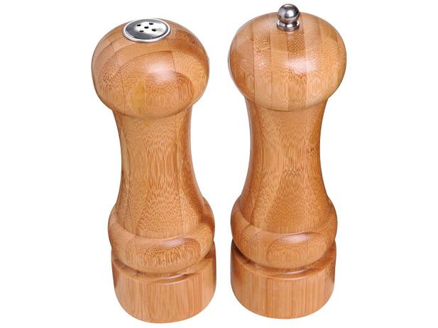 Conjunto Moedor Pimenta e Saleiro Bamboo - Mor Menor preço em Conjunto Moedor Pimenta e Saleiro Bamboo - Mor