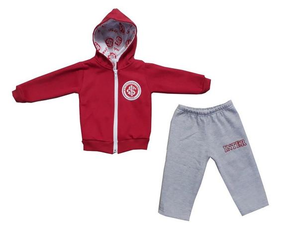 Conjunto Moletom Bebê Internacional Oficial - Bebê brasileiro Menor preço em Conjunto Moletom Bebê Internacional Oficial - Bebê brasileiro